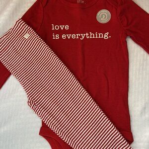 Carter's Bodysuit & Pants Set Love is Everything Little Planet NWT 18MO